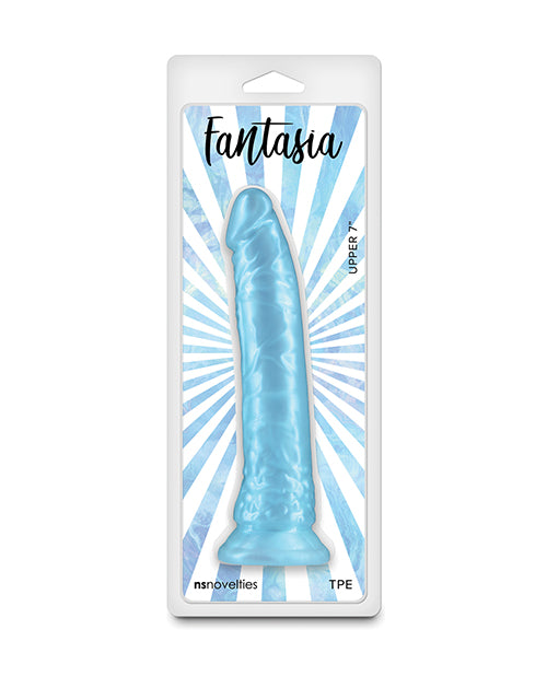 Fantasia Fantasia Upper 7" Dildo - Turquoise