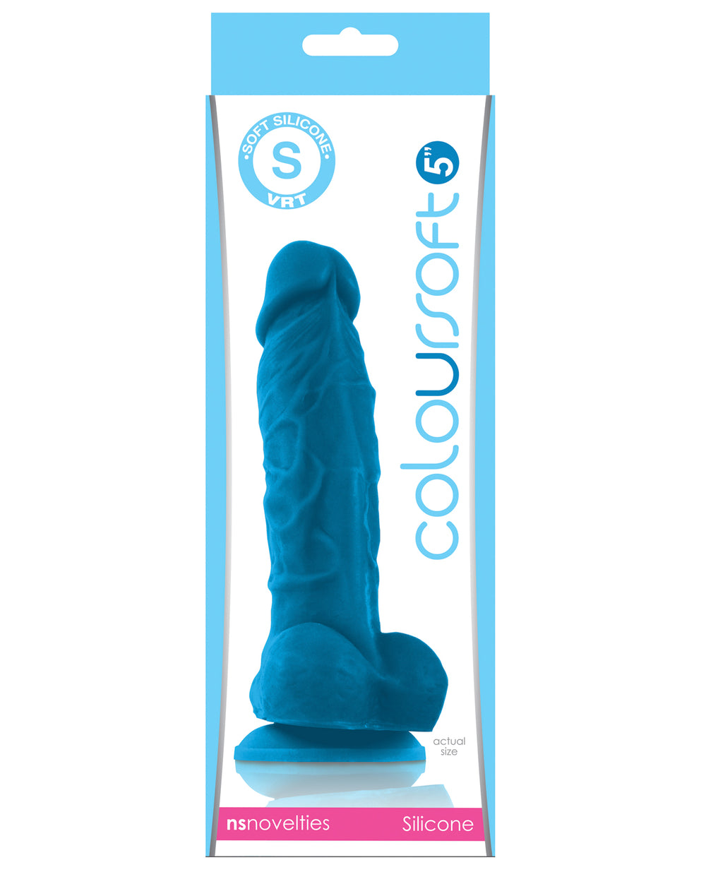 ColourSoft ColourSoft 5" Silicone Soft Dildo - Blue