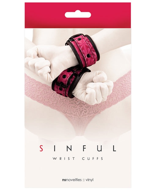 Sinful Sinful Wrist Cuffs - Pink