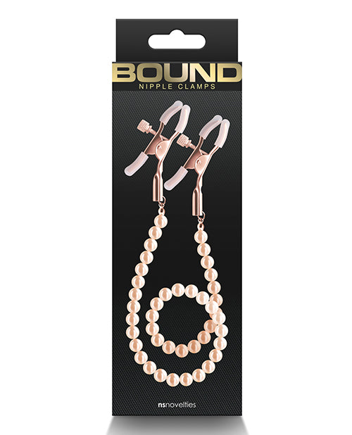 Bound Bound DC1 Nipple Clamps - Rose Gold