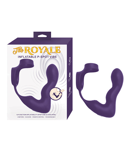Nasstoys The Royale Inflatable P-Spot Vibe - Purple