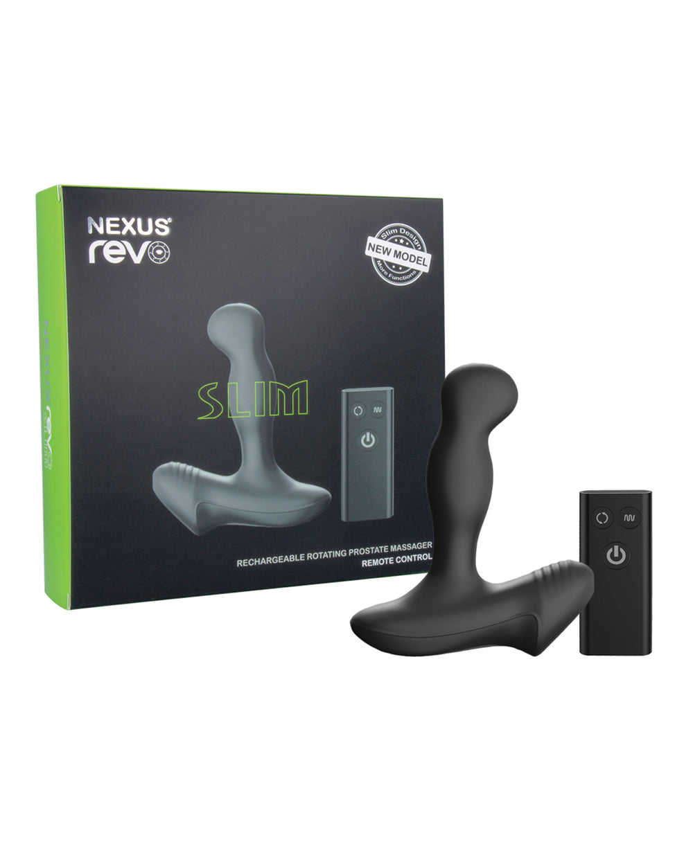 Nexus Nexus Revo Slim Rotating Prostate Massager - Black