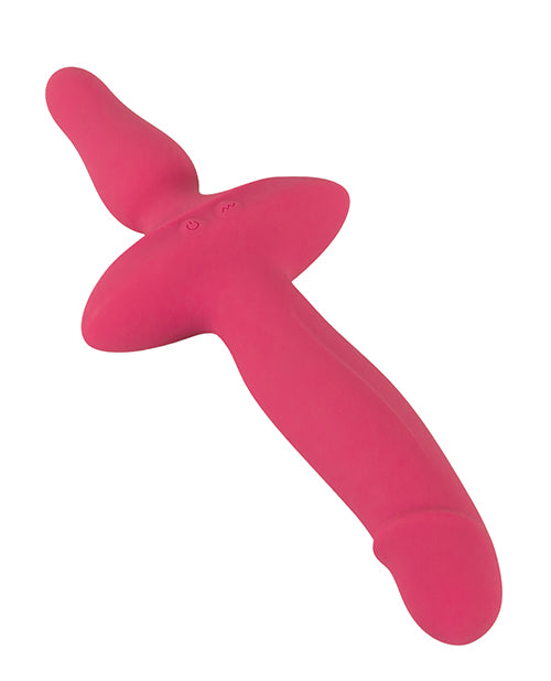 Couples Choice Couples Choice 2in1 Vaginal & Anal Vibrator - Pink