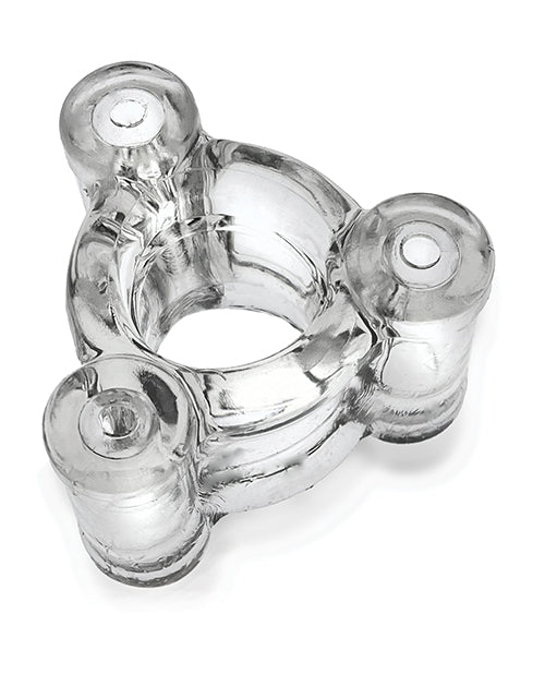 Oxballs Oxballs Buzz Squeeze Ballstretcher Vibe - Clear