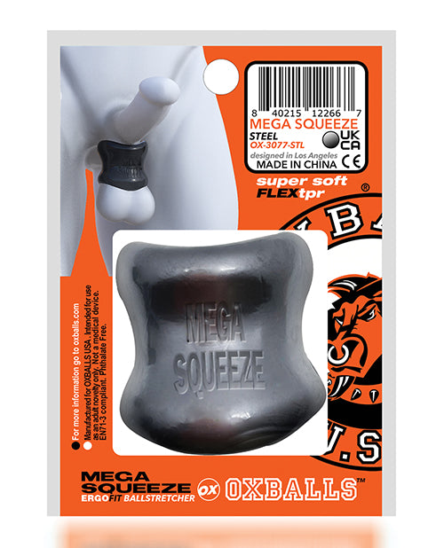 Oxballs Oxballs Mega Squeeze Ergofit Ballstretcher - Steel