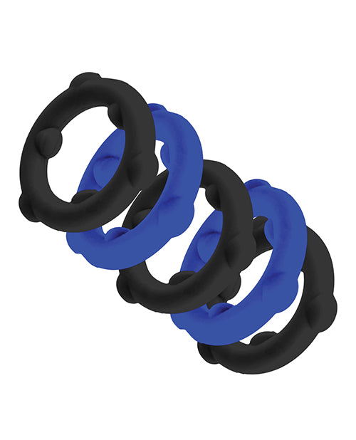 Oxballs Oxballs Gearheads 5 Pack Spinner Rings - Blue/Black
