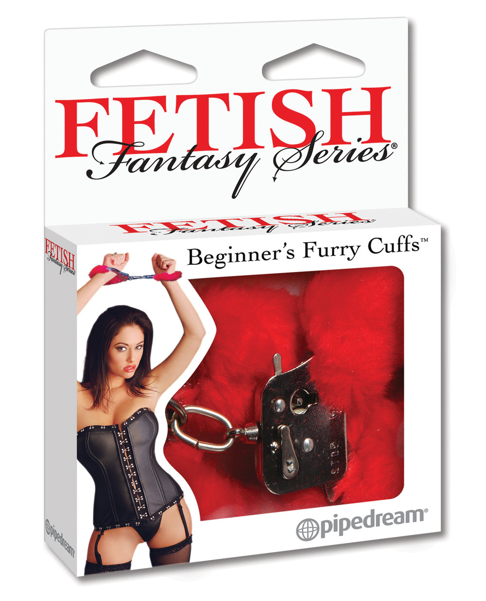 Fetish Fantasy Series Fetish Fantasy Series Beginner's Furry Cuffs - Red