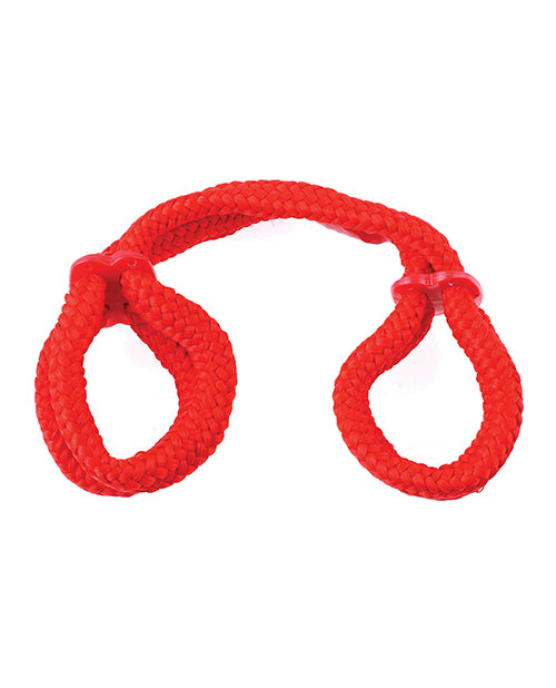 Fetish Fantasy Series Fetish Fantasy Series Silk Rope Love Cuffs - Red