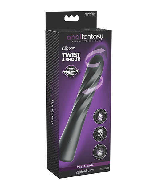 Not Regular Toys Anal Fantasy Elite Twist Ecstasy - Black