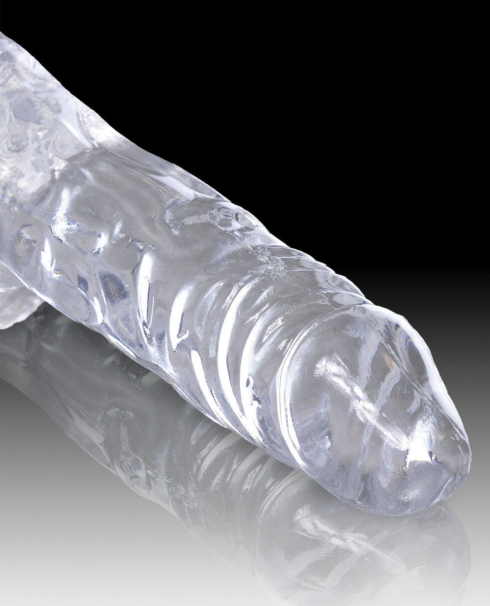 King Cock King Cock Clear 4" Cock w/Balls