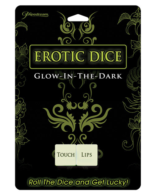 Pipedream Products Erotic Dice - Glow in the Dark