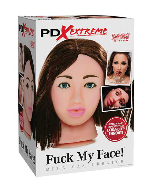 PDX Extreme Pipedream Extreme Toyz Fuck My Face - Brunette