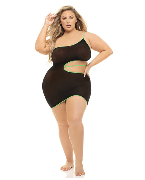 Pink Lipstick Pink Lipstick All You Need Cut Out Dress Black QN