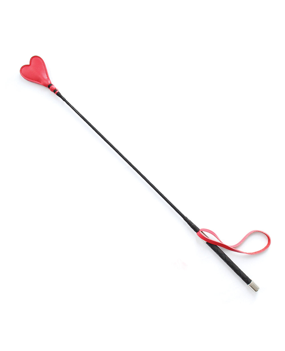 Plesur Plesur 26" Heart PVC Crop - Black/Red