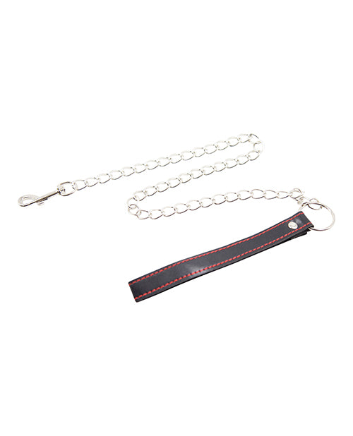 Plesur Plesur PVC Leash - Black w/Red