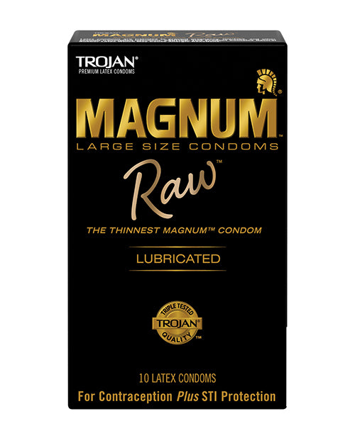 Trojan Trojan Magnum Raw Condoms - Pack of 10