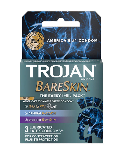 Trojan Trojan BareSkin EveryTHIN Condoms - Variety Pack of 3