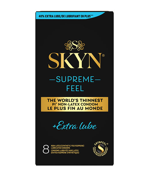 Not Regular Toys Lifestyles SKYN Supreme Feel Extra Lubrication Condoms - Box of 8
