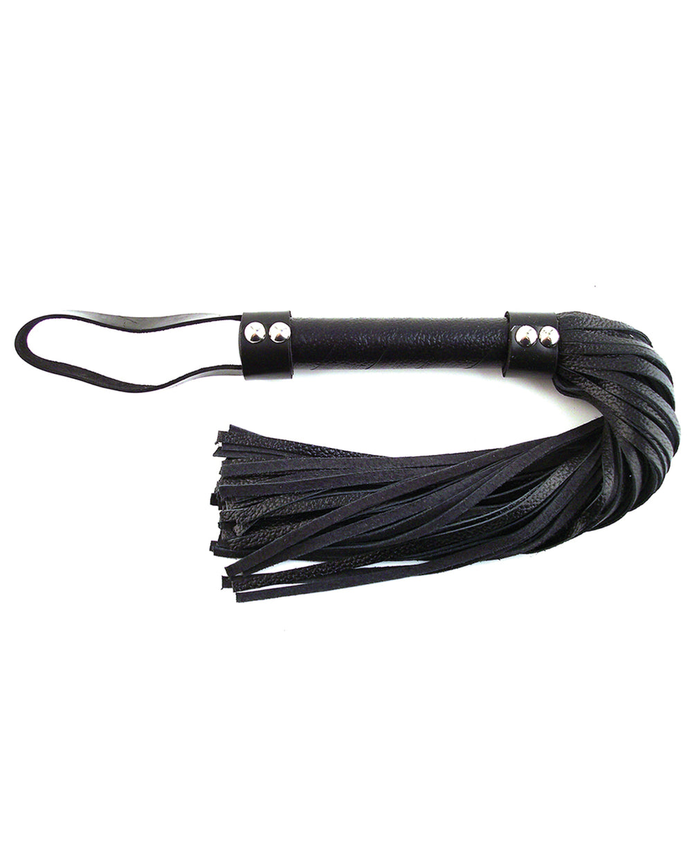 Rouge Rouge Short Leather Flogger - Black