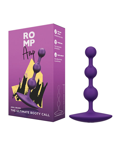 ROMP ROMP Amp Flexible Anal Beads - Violet