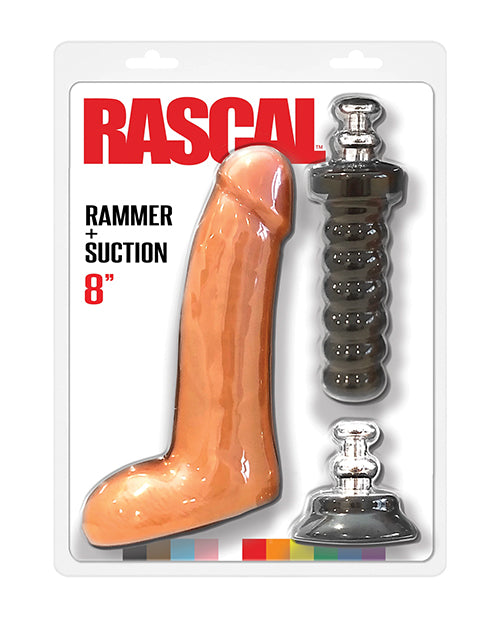 Rascal Toys Rascal 8" Cock w/Rammer & Suction