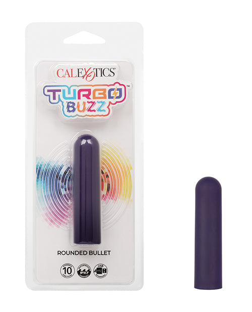 Turbo Buzz Turbo Buzz Rounded Bullet Stimulator - Purple