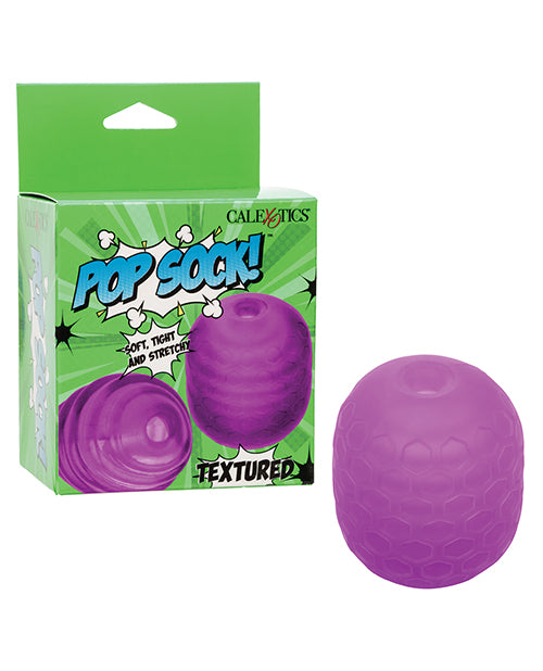 Pop Sock Pop Sock! Textured Masturbator - Purple