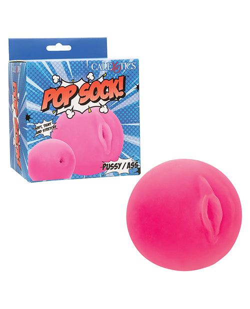 Pop Sock Pop Sock! Pussy & Ass Ball Masturbator - Pink