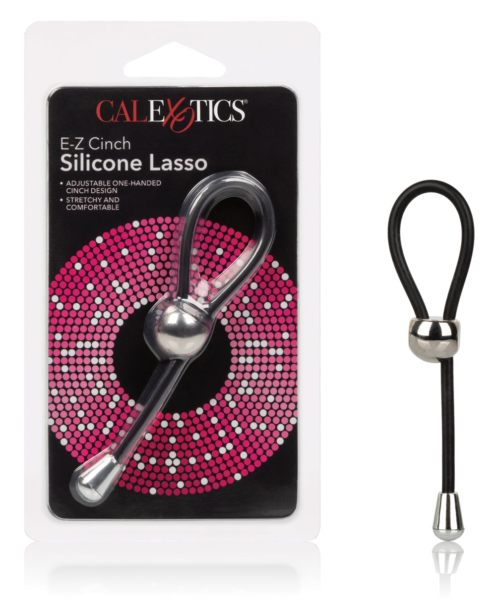 Rings! E-Z Cinch Silicone Lasso - Black