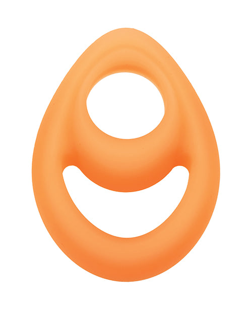 Alpha Liquid Silicone Alpha Liquid Silicone Glow in the Dark Teardrop Cock Ring