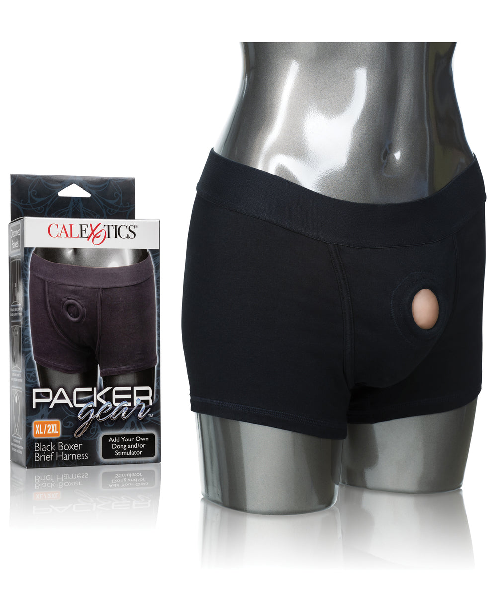 Packer Gear Packer Gear Boxer Brief Harness XL/2XL - Black