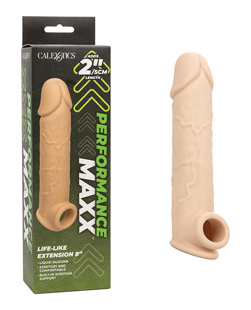 Performance Maxx Performance Maxx Life-Like 8" Penis Extension - Ivory