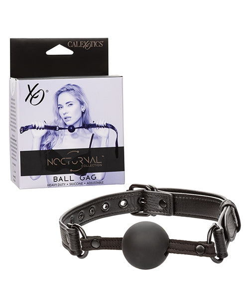 Nocturnal Nocturnal Collection Silicone Ball Gag - Black