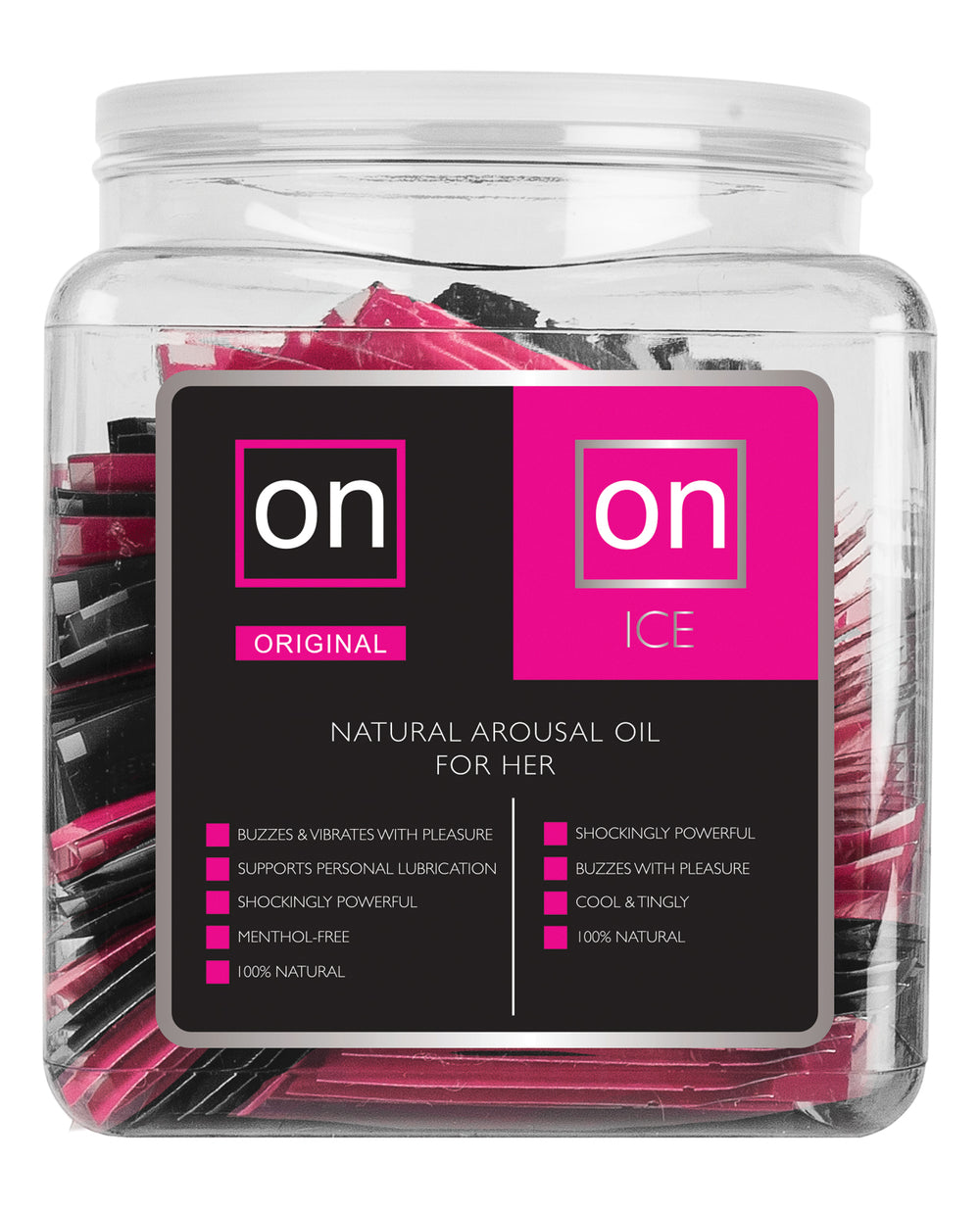 On ON for Her Arousal Gel Single Use Ampule Tub - Original & Ice Tub of 75