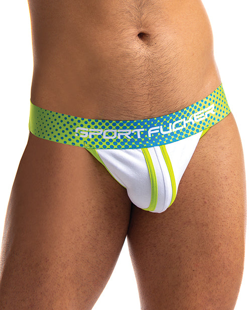 Sport Fucker Sport Fucker Jersey Jock - XL Green/White