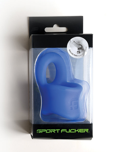Sport Fucker Sport Fucker Silicone Baller Ring - Blue