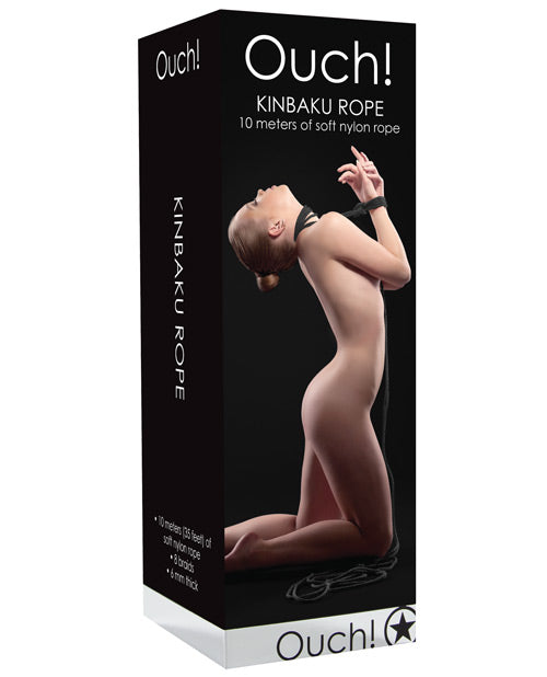 Ouch Shots Ouch Kinbaku Rope - Black