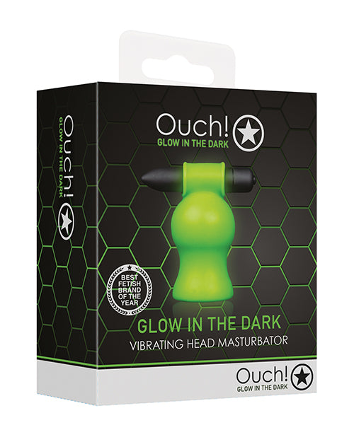 Ouch Shots Ouch Vibrating Head Masturbator - Glow in the Dark