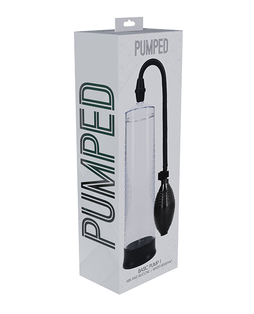 Shots Shots Pumped Basic Pump 1 Water Resistant Penis Pump - Translucent