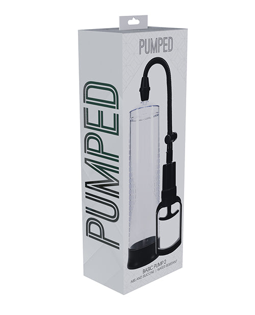 Shots Shots Pumped Basic Pump 2 Water Resistant Penis Pump - Translucent