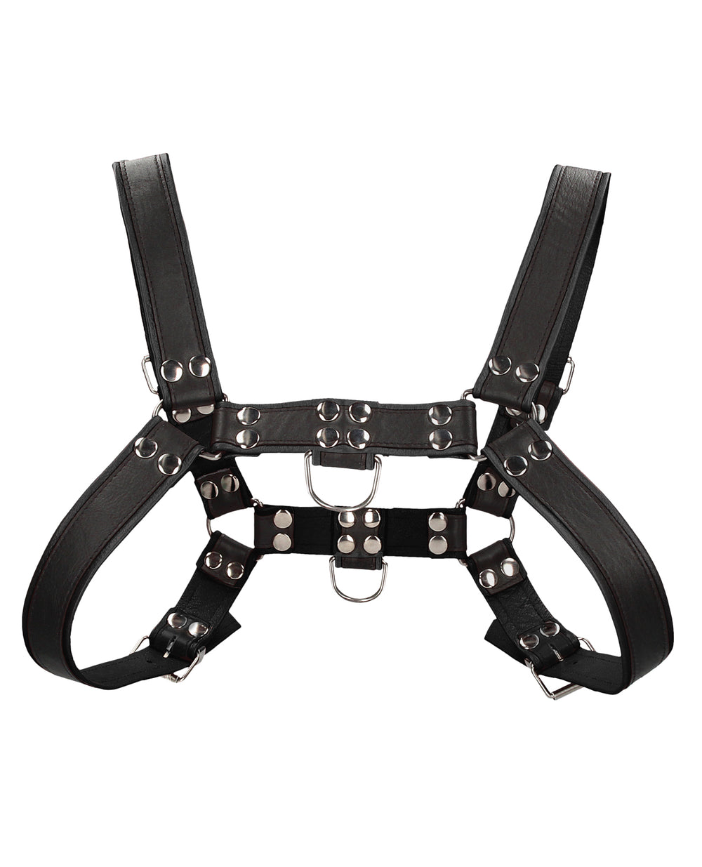 Ouch Uomo Shots Uomo Chest Bulldog Harness Small/Medium - Black