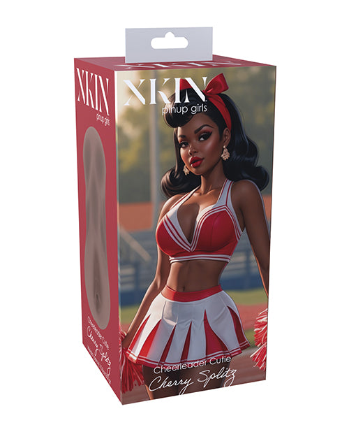 Not Regular Toys Shots Xkin Pinup Cherry Splitz Large Masturbator - Brown