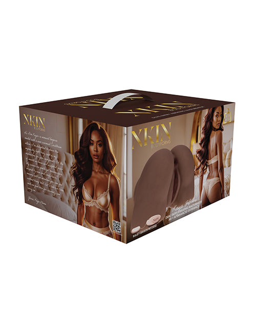 Not Regular Toys Shots Kaya Bloom Dual Entry Bodyforms Masturbator - Brown