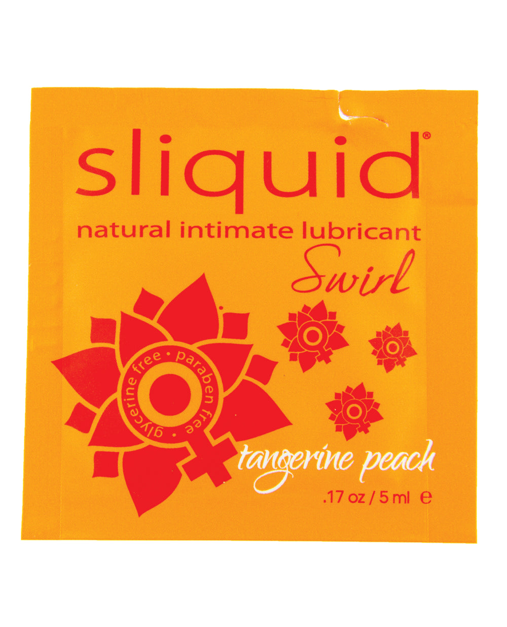 Sliquid Sliquid Naturals Swirl Lubricant Pillow - .17 oz Peach
