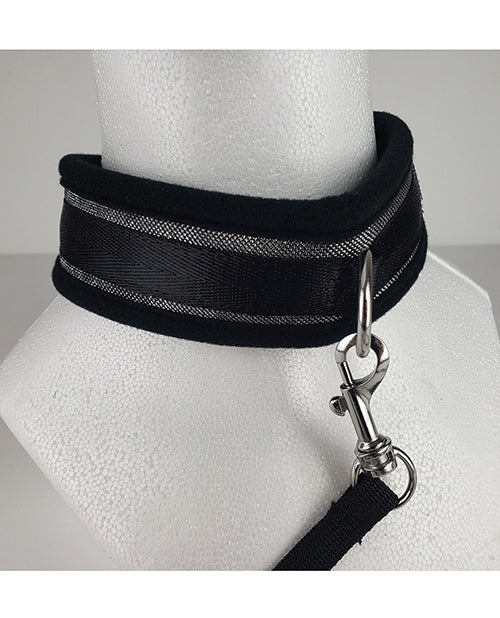 Spartacus Spartacus Collar & Leash - Neoprene Silver