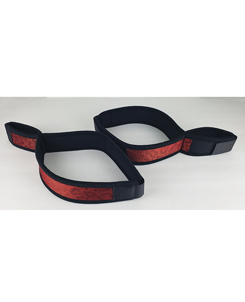 Spartacus Spartacus Wrist to Thigh Cuffs - Neoprene Red