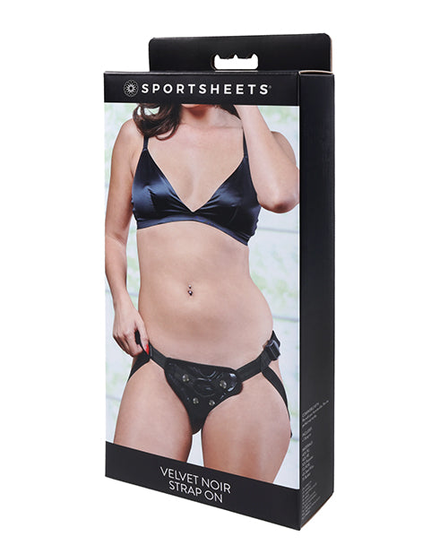 Sportsheets Sportsheets Velvet Noir Strap-On - Black