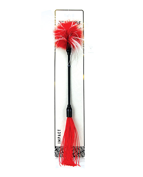 Sex & Mischief Sex & Mischief Whip & Tickle - Red/White