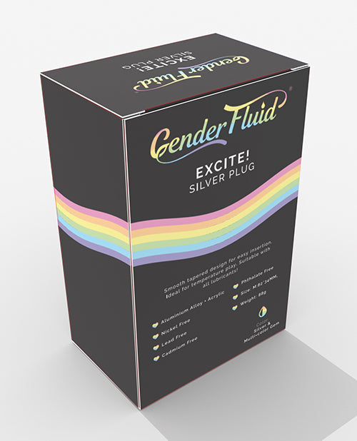 Gender Fluid Gender Fluid Excite! Plug - Silver