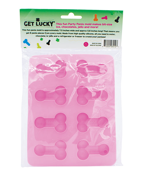 Get Lucky Get Lucky Penis Party Chocolate/Ice Tray - Pink